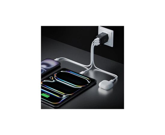Зарядное устройство Spigen 2xUSB-C PD + 1xUSB 47W black (ACH09465), изображение 5