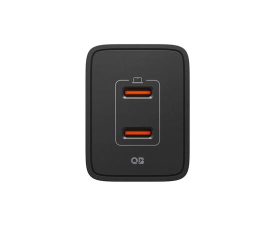 Зарядное устройство Spigen 2xUSB-C PD 47W black (ACH09457), изображение 2