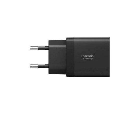 Зарядное устройство Spigen 2xUSB-C PD 47W black (ACH09457), изображение 3