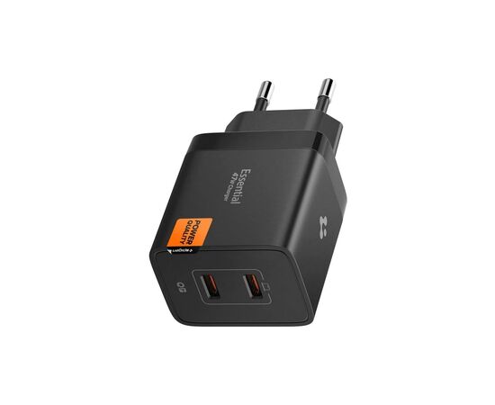 Зарядное устройство Spigen 2xUSB-C PD 47W black (ACH09457), изображение 4