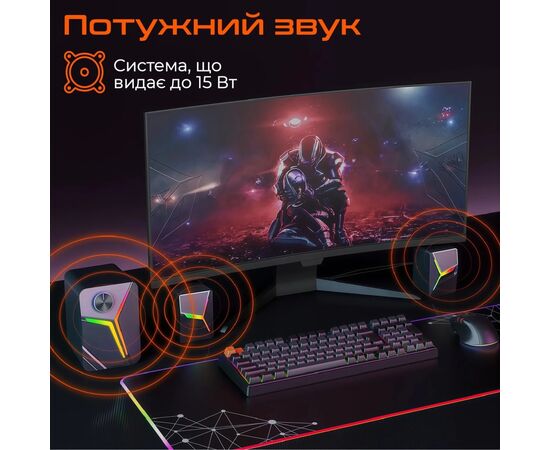 Акустическая система Meetion SP2111 Black (MT-SP2111BT-A), изображение 2