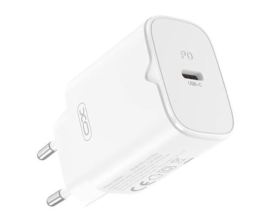 Зарядний пристрій XO USB-C PD30W white (L131.white), зображення 2