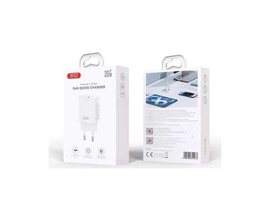 Зарядний пристрій XO USB-C PD30W white (L131.white), зображення 5