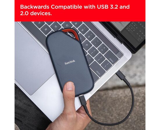 Накопичувач SSD USB 4.0 4TB SanDisk (SDSSDE82-4T00-G25), зображення 7