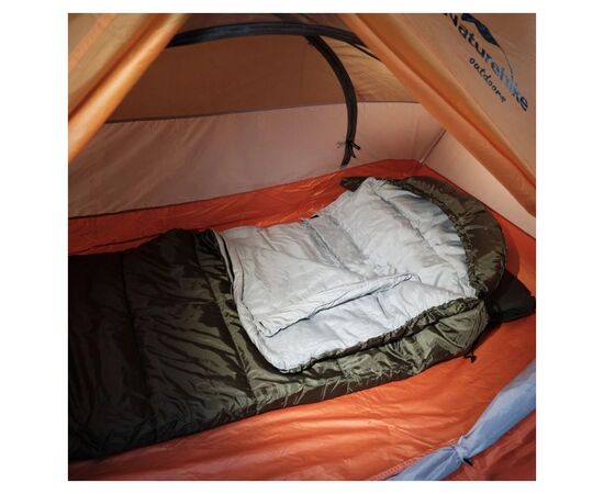 Спальный мешок Naturehike U350 NH20MSD07 Hollow Cotton Right Green (6927595767238-R), изображение 11
