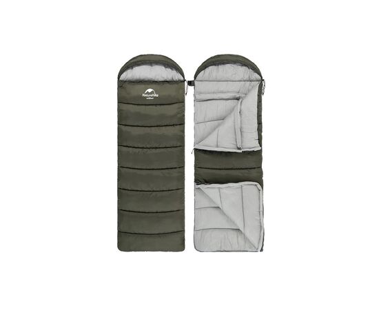 Спальний мішок Naturehike U350 NH20MSD07 Hollow Cotton Right Brown (6927595767221-R), зображення 4
