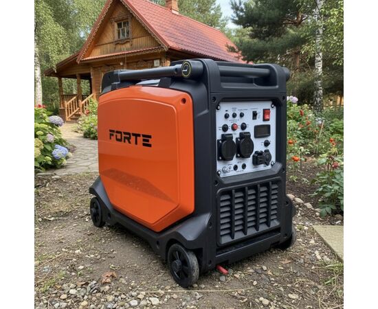 Генератор Forte инверторный FG6500iE 5kW, стартер ручной, электрический, 11л. (148252), изображение 10