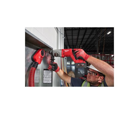 Перфоратор Milwaukee SDS-PLUS, M18 BLHACD26-402X, 2,6Дж ЗУ М12-18 С, 2x5ah, HD кейс (4933492480), изображение 6