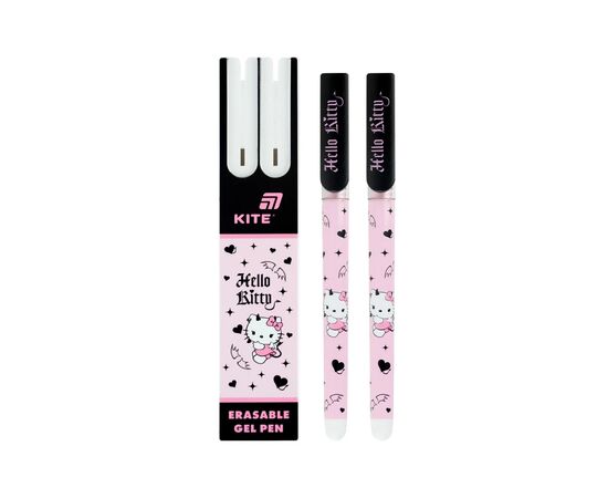 Ручка гелевая Kite "пиши-стирай" Hello Kitty, синяя, 2 шт в пенале (HK26-069), изображение 3