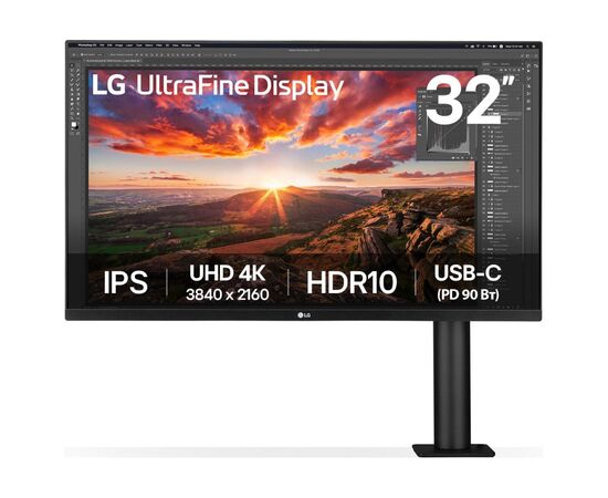 Монітор LG 32UN880K-B