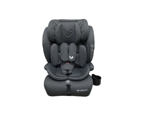 Автокресло Velano Flexo i-Size 76150 см, ISOFIX + Top Tether/ремінь, grey (48414)