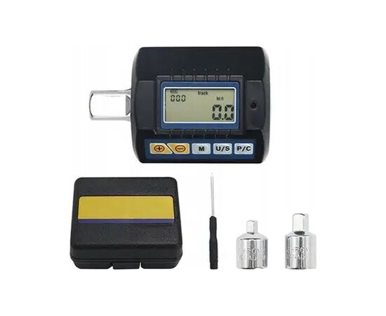 Адаптер для инструмента Protester ANC-135, цифровой динамометрический, двухстороннего действия, 1/2", переходники 3/8" 1/4" (ANC-135), изображение 4