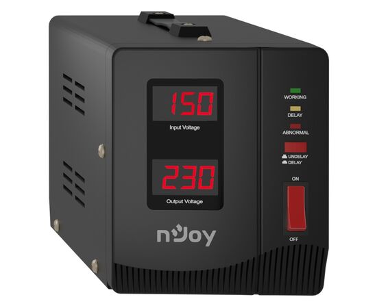 Стабилизатор напряжения nJoy Alvis 1000 (AVRL-10001AL-CS01B) AVR, 1 розетка (Alvis 1000), изображение 3