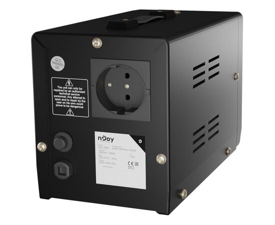 Стабилизатор напряжения nJoy Alvis 1000 (AVRL-10001AL-CS01B) AVR, 1 розетка (Alvis 1000), изображение 4