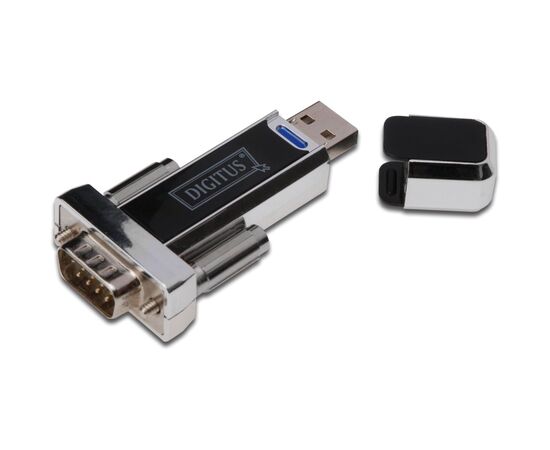 Кабель для передачи данных Digitus USB to COM M RS232 black (DA-70155-1)