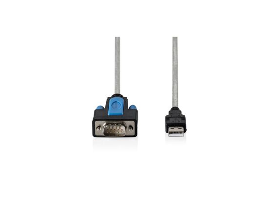 Кабель для передачи данных Digitus USB to COM M 1.8m RS232 FTDI black (DA-70170), изображение 2