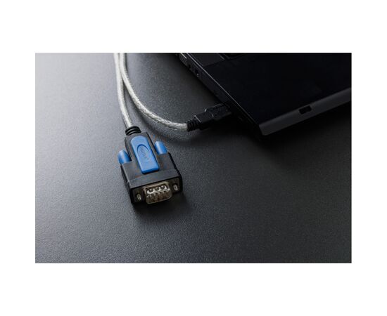 Кабель для передачи данных Digitus USB to COM M 1.8m RS232 FTDI black (DA-70170), изображение 5
