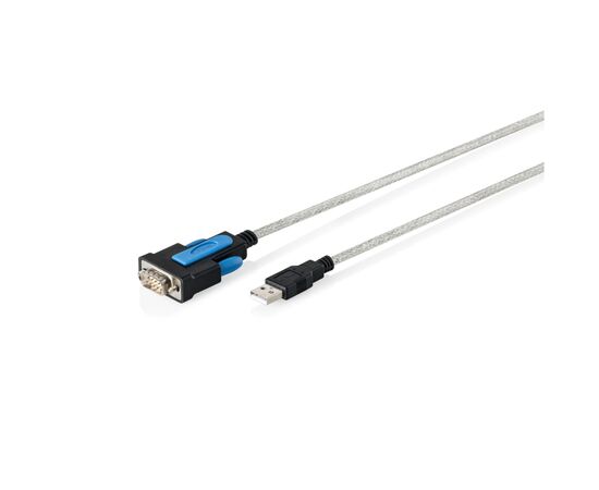 Кабель для передачи данных Digitus USB to COM M 1.8m RS232 FTDI black (DA-70170)