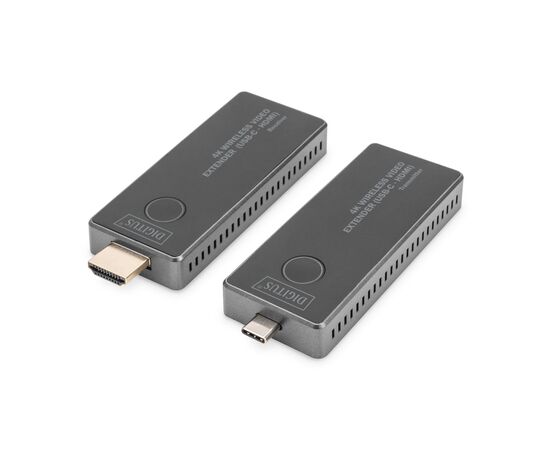 Адаптер HDMI extender 30m USB-C to HDMI 4K UHD wireless black Digitus (DS-55324)