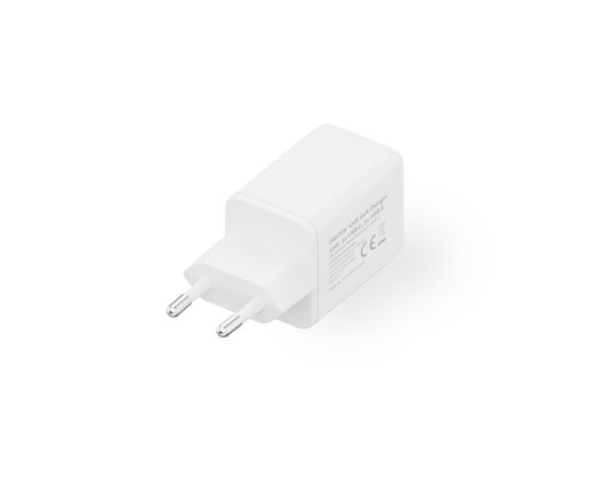 Зарядное устройство Digitus 1xUSB-C + 1xUSB PD45W GaN white (DA-10302), изображение 11