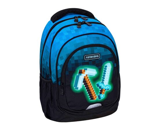 Рюкзак шкільний Astrabag AB330 BLUE PIXEL (502024092), зображення 3