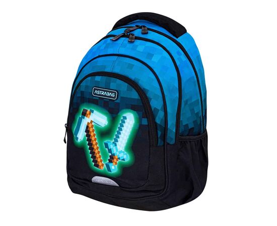 Рюкзак шкільний Astrabag AB330 BLUE PIXEL (502024092), зображення 4