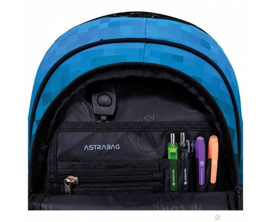 Рюкзак шкільний Astrabag AB330 BLUE PIXEL (502024092), зображення 6
