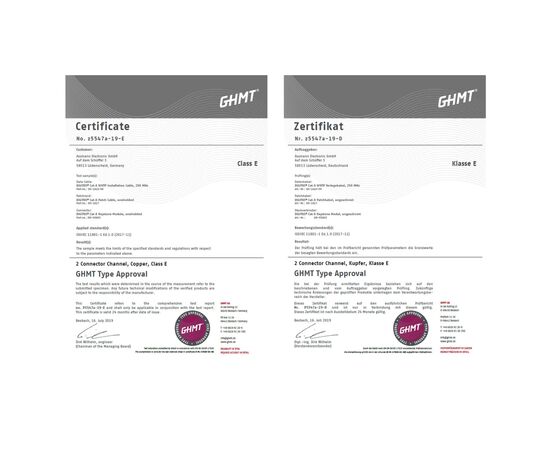 Кабель мережевий Digitus UTP 100м, cat.6, AWG 23/1, CU, LSZH-1, violet (U-UTP) (DK-1613-VH-1), зображення 11