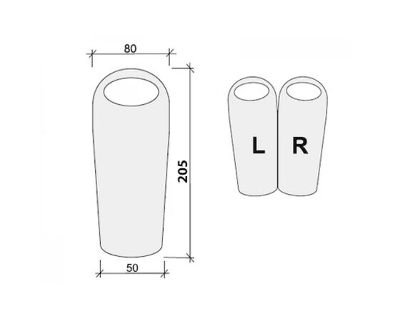 Спальный мешок Terra Incognita Siesta Regular 200 L бірюзовий/сірий (4823081506942), изображение 3