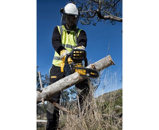 Набір інструментів Toptul Пила ланцюгова акумуляторна DeWalt 18В шина 30см 3/8" без АКБ (DCM565N), зображення 3