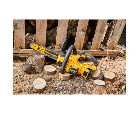 Набір інструментів Toptul Пила ланцюгова акумуляторна DeWalt 18В шина 30см 3/8" без АКБ (DCM565N), зображення 9