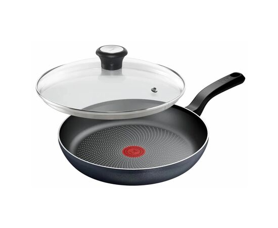Сковорода Tefal So'' Light 28 см, алюміній, бакеліт, скло, чорний (H0560642_SET), зображення 2