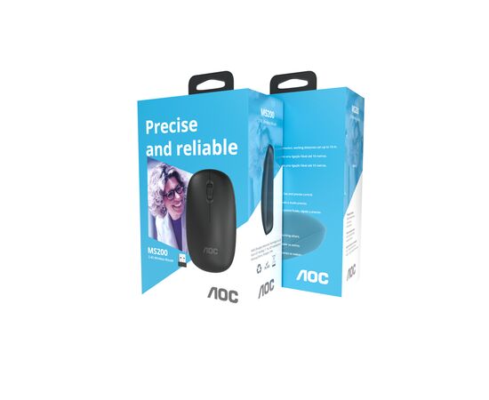 Мишка AOC MS200B Wireless Black (MS200B/LA), зображення 12
