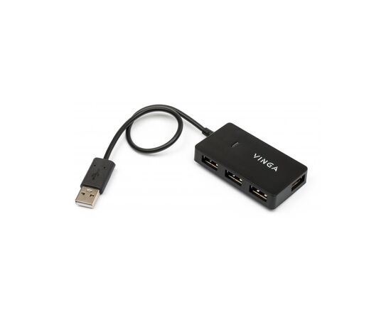 Концентратор Vinga USB2.0 to 4*USB2.0 HUB (VHA2A4N), изображение 2