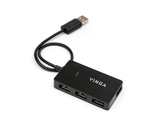 Концентратор Vinga USB2.0 to 4*USB2.0 HUB (VHA2A4N), изображение 3