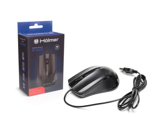 Мышка Hölmer M-02OF USB Black (M-02OF), изображение 12