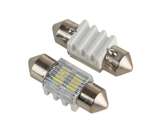 Автолампа PULSO LED SV8.5/T11x31mm/2 SMD-5730/9-18v/80Lm (LP-64031)