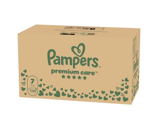 Подгузники Pampers Premium Care Розмір 7 (15+ кг) 120 шт (8006530223638), изображение 2