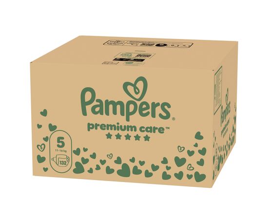 Подгузники Pampers Premium Care Розмір 5 (11-16 кг) 132 шт (8006530223478), изображение 2