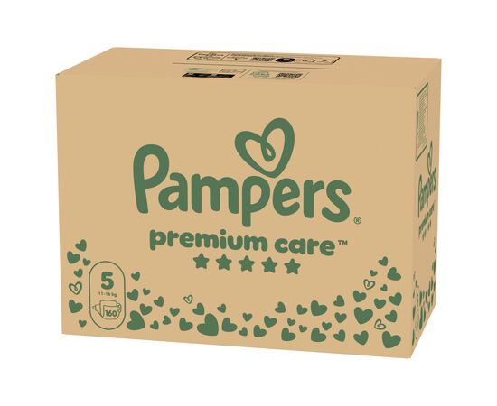 Подгузники Pampers Premium Care Розмір 5 (11-16 кг) 160 шт (8006530223799), изображение 2