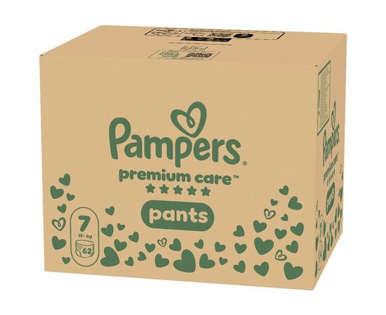 Подгузники Pampers Premium Care Pants Розмір 7 (15+ кг) 62 шт (8006530320245), изображение 2
