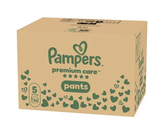 Подгузники Pampers Premium Care Pants Розмір 5 (11-17 кг) 80 шт (8006530320153), изображение 2