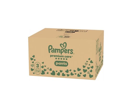 Подгузники Pampers Premium Care Pants Розмір 3 (6-11 кг) 114 шт (8006530320184), изображение 2