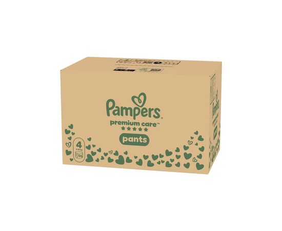Подгузники Pampers Premium Care Pants Розмір 4 (9-15 кг) 124 шт (8006530315852), изображение 2