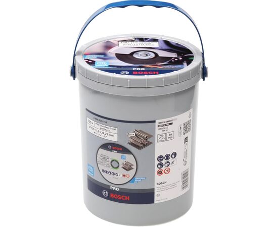 Круг відрізний Bosch Professional, для нержавіючої сталі та металу, 125×1.6×22.23 mm, 100 шт (2.608.626.114)
