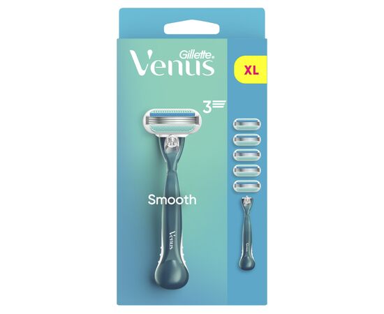 Бритва Venus Smooth с 5 сменными картриджами (7702018363490), изображение 2