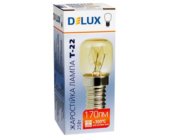 Лампочка Delux T20 жаростійка для духовок (90023246), изображение 2