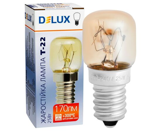 Лампочка Delux T20 жаростійка для духовок (90023246), изображение 3
