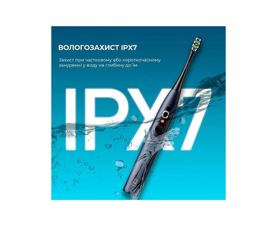 Електрична зубна щітка Oclean X Plus Pro Digital Blue (6970810556186), зображення 10