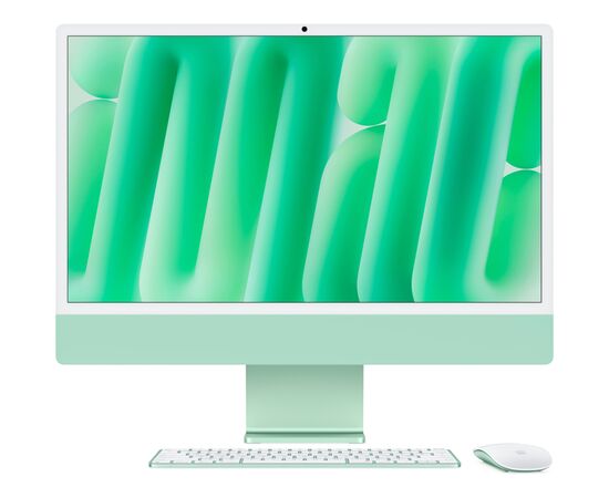 Компьютер Apple 24" iMac Retina 4.5K / Apple M4 (10-c/CPU, 10-c/GPU), 24, 512, Green, A3137 (MD2Q4UA/A)